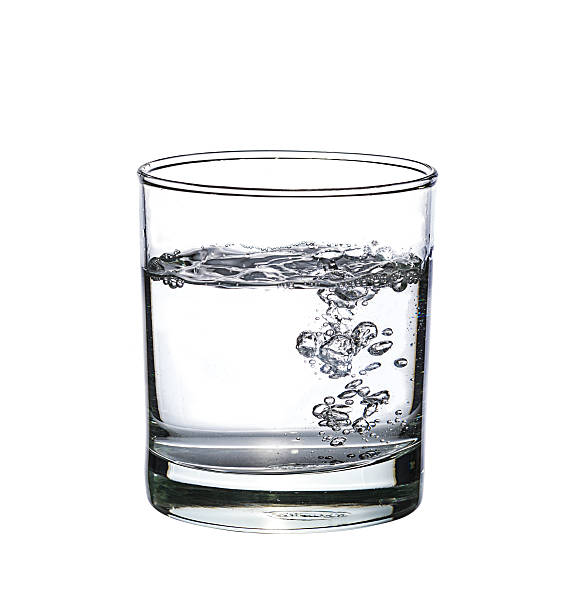 istock Glass of water isolated on white background 494306858