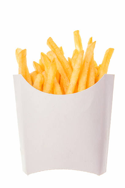istock french fries in a paper wrapper 494307797