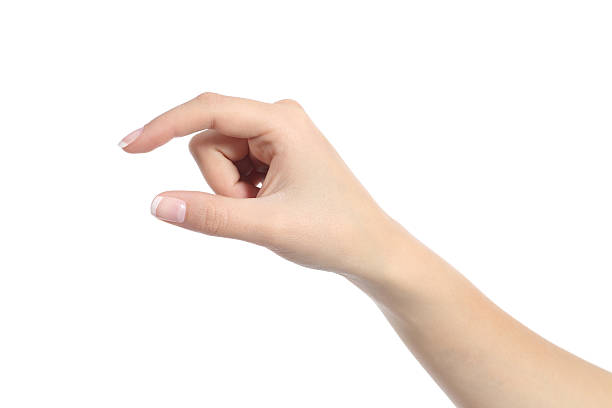 istock Woman hand holding some like a blank object 494308769