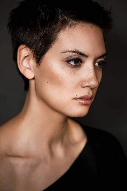 istock Close Up Of A Beautiful Short Haired Brunette 494309310