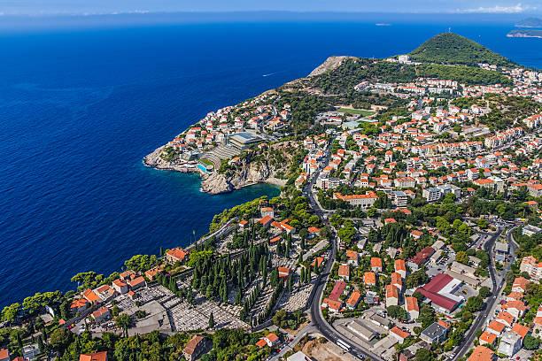 istock Aerial panorama of Dubrovnik 494309479