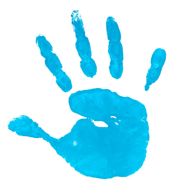 istock hand print color art craft trace paint 494309563