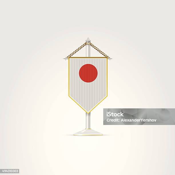 Illustration Of National Symbols Of East Asian Countries Japan Stock Illustration - Download Image Now