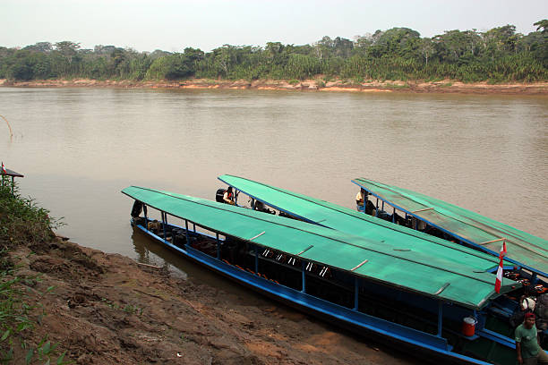 A regional boat on the amazon river