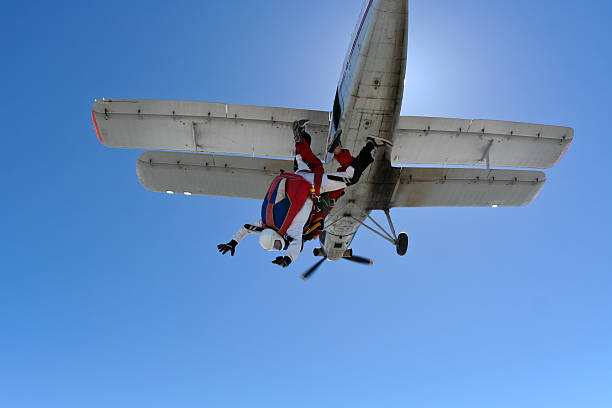 istock Skydiving photo. Tandem. 494311828
