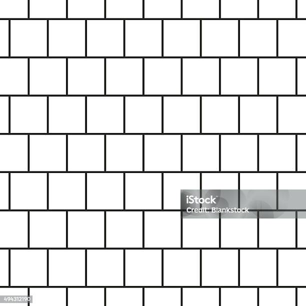 Square Tile Line Pattern Mosaics Square Tiles Seamless Pattern Stock Illustration - Download ...