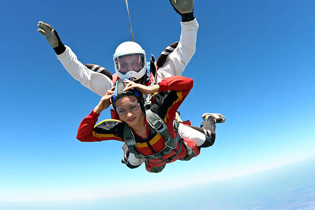 istock Skydiving photo. Tandem. 494312810