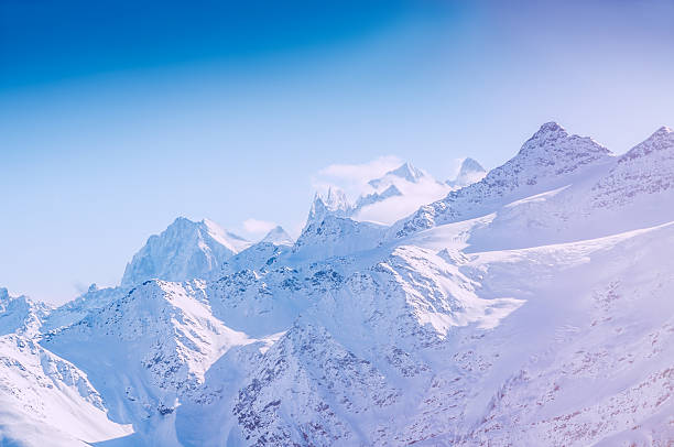 istock Winter landscape with snow-covered mountains 494313026