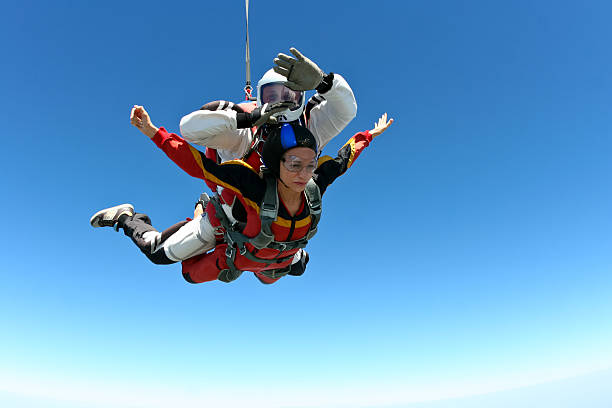 istock Skydiving photo. Tandem. 494313036
