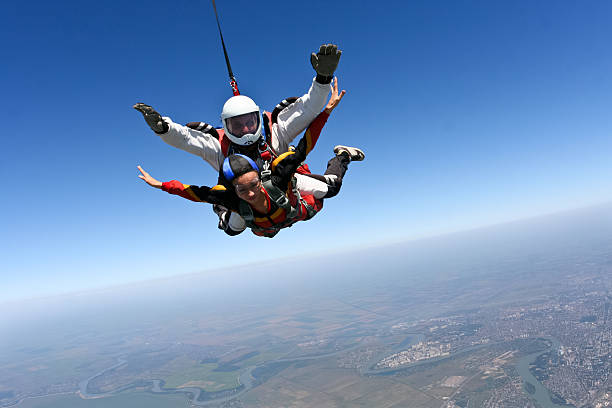 istock Skydiving photo. Tandem. 494313162