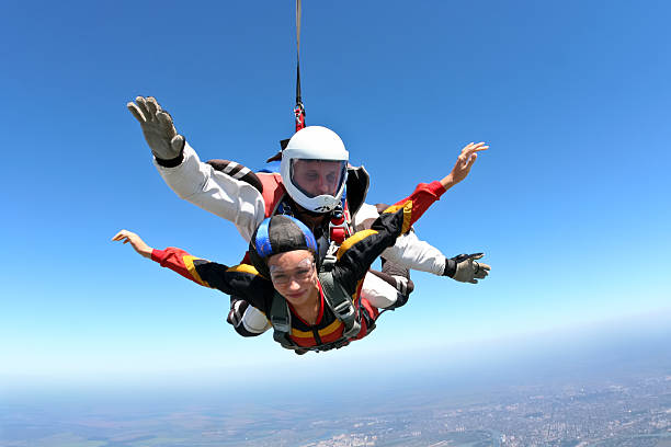 istock Skydiving photo. Tandem. 494314012