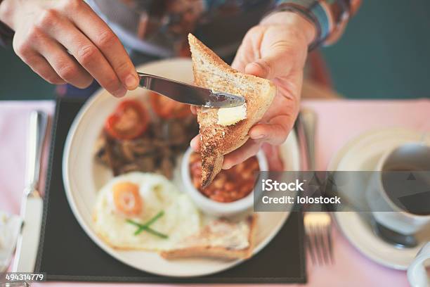 Eating Breakfast Stock Photo - Download Image Now - Breakfast, Hotel, Eating