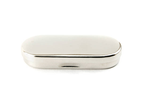 istock Small closed metal stainless steel box 494315209