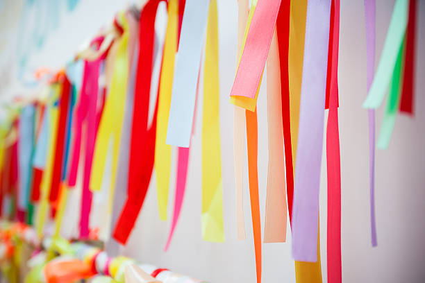 istock Colorful Wish Ribbons 494316412