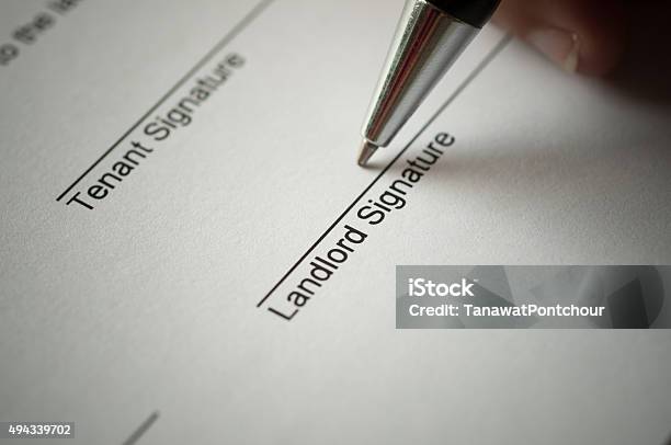 Rental Agreement Stock Photo - Download Image Now - Landlord, Tenant, Lease Agreement