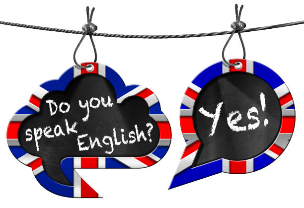 Do You Speak English - Two Speech Bubbles