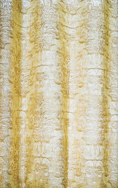istock Transparent silk cloth curtain texture 494341318