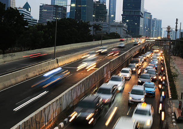 istock Traffic jam at rush hour in Jakarta 494341484