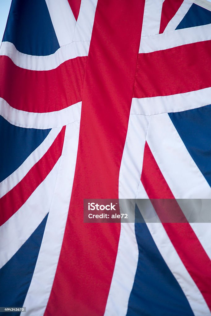 UK - London British flag 2015 Stock Photo