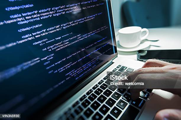 Programming Works Stock Photo - Download Image Now - Close-up, Html, Coding