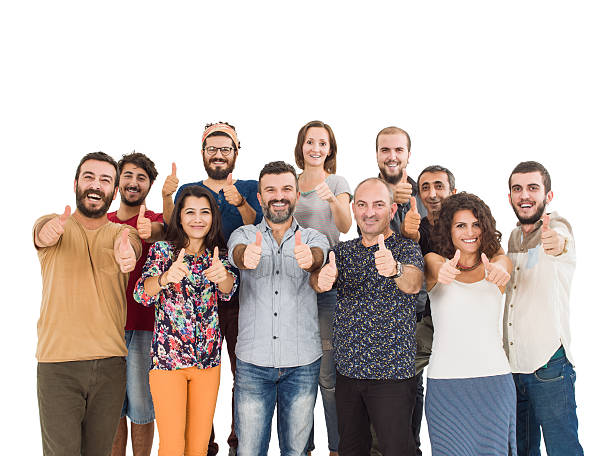 istock Group of people showing thumbs up 494346240