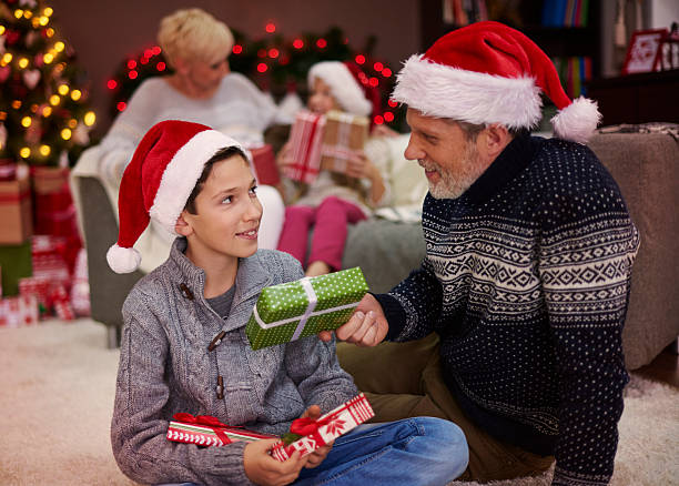 istock Merry Christmas for you, my son 494346374