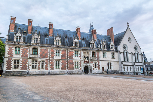 Blois, France - August 17, 2015: Chateau de Blois - Blois Castle - France - The Royal Château de Blois (French: \
