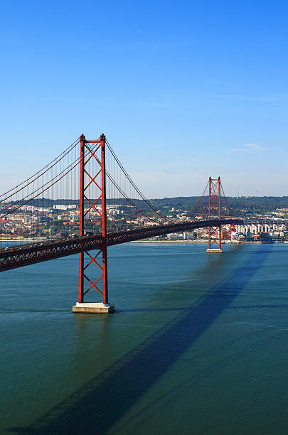 istock Suspension bridge, Lisbon, Portugal. 494349949