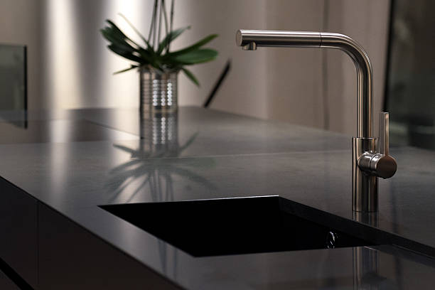 Granite SInk and Stylish Faucet