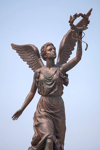 istock Goddess of victory Nike in Kharkov. 494352103