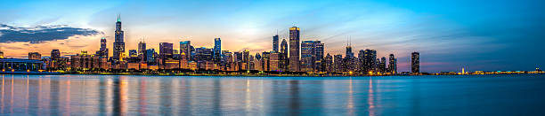 istock Chicago Skyline at dusk Full HDR 494352345