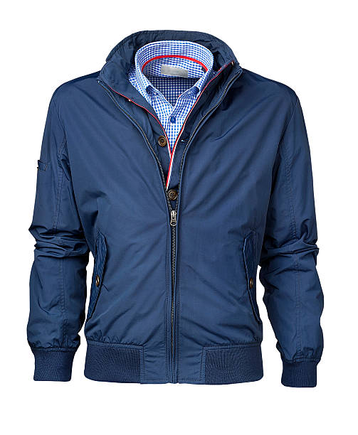 istock mens jacket isolated on white, clipping path 494353158