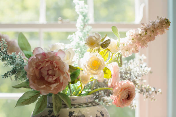 istock Beautiful bouquet in sunny window 494358423