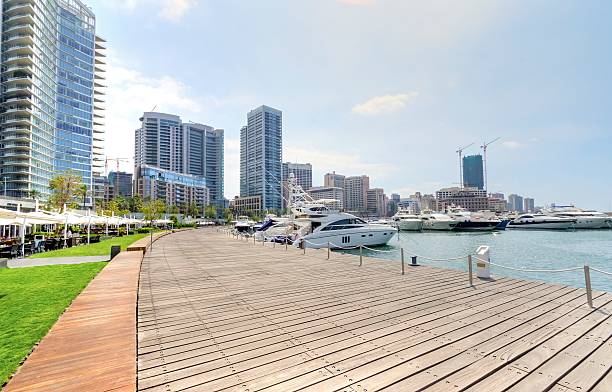 istock Zaitunay Bay in Beirut, Lebanon 494376624