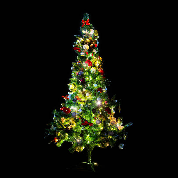 istock beautiful decorated and illuminated christmas tree 494377678