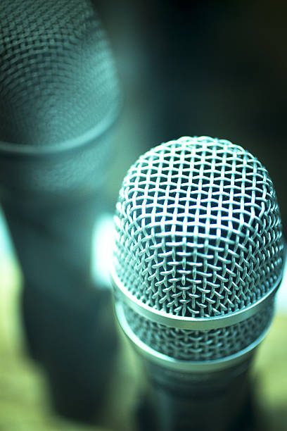 istock Professional studio recording concert microphone 494377820