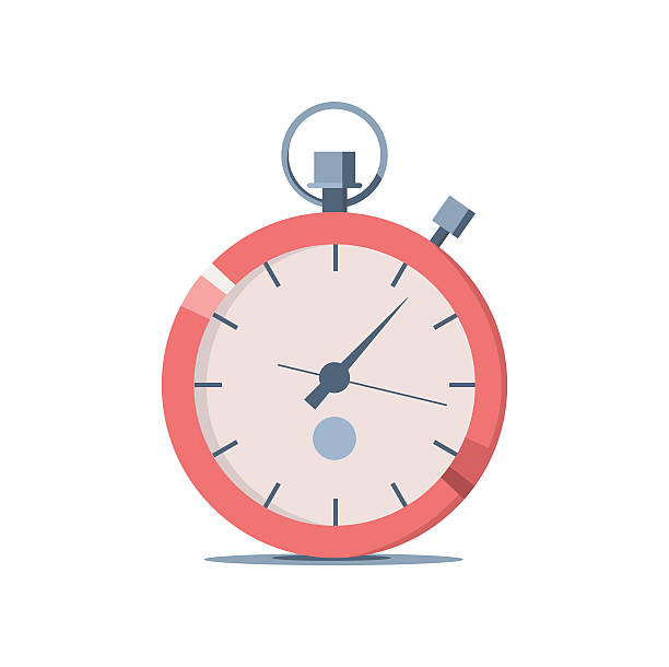 stopwatch - kronometre illüstrasyonlar stock illustrations