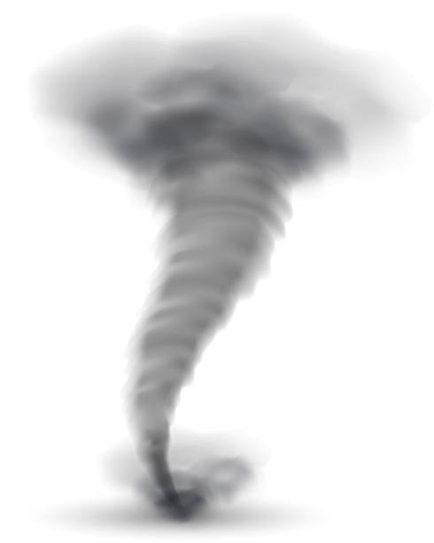 illustrazioni stock, clip art, cartoni animati e icone di tendenza di tornado - hurricane storm natural disaster nature