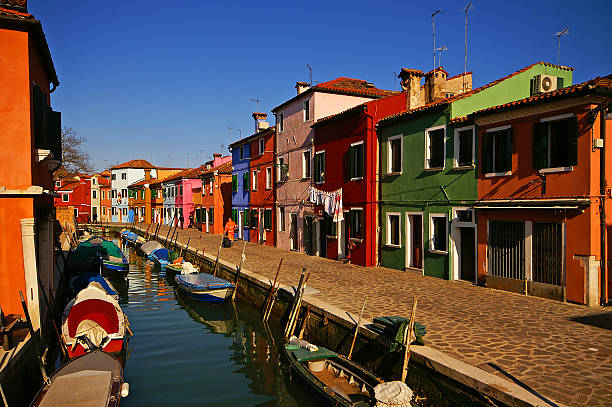 istock Colourful Homes in Burano Island Venice 494384696
