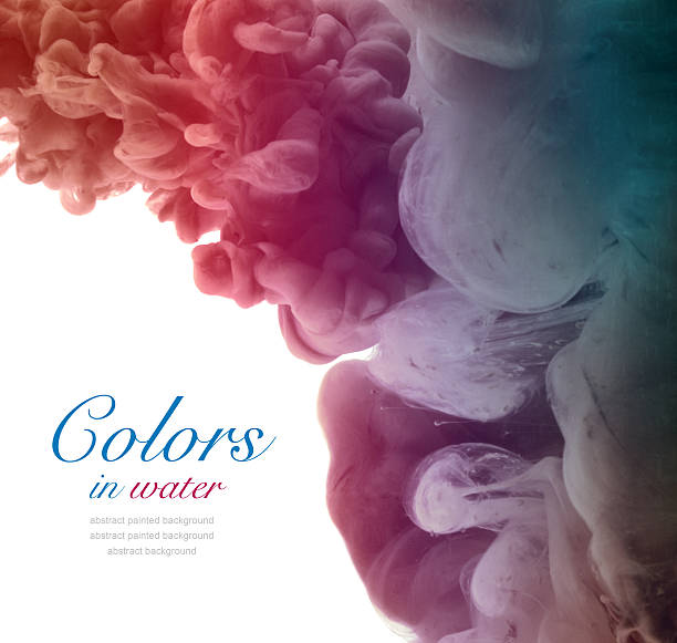 istock Acrylic colors and ink in water. 494385746