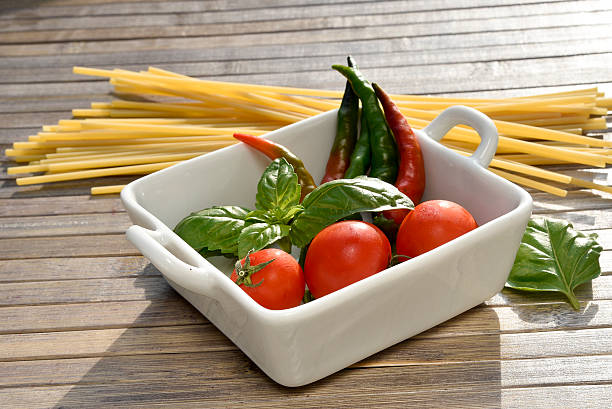istock Spaghetti, tomato and hot pepper 494389192