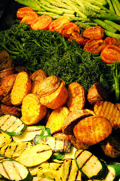 Zucchini and potatoes buffet