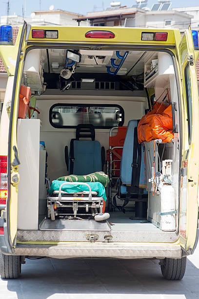 istock Inside view of ambulance 494389780