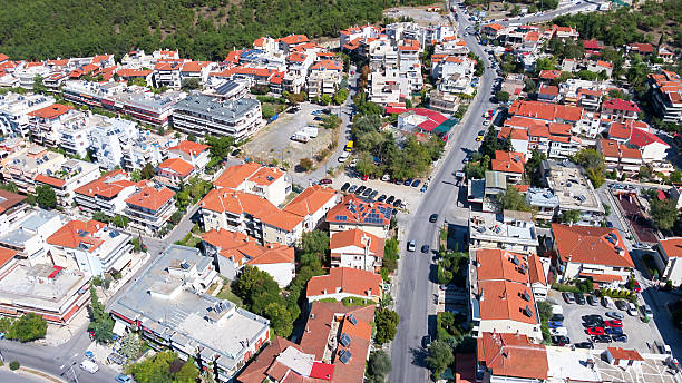 istock Aerial panoramic view of the old Byzantine Castle 494390474