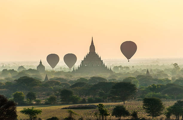 istock Balloon over temple of Bagan, Myanmar 494395697
