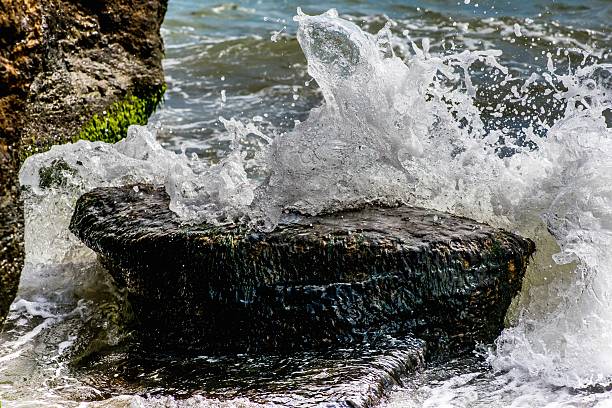 Water splashing stock photo