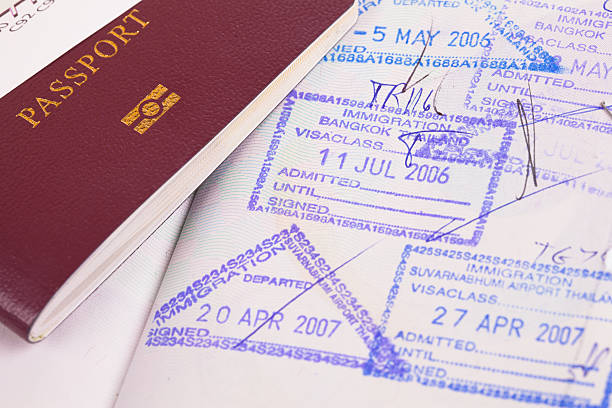 istock passport and immigration stamps 494398079