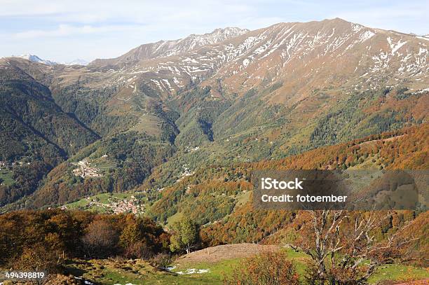 View Of Colla Valley Stock Photo - Download Image Now - Autumn, European Alps, Glue