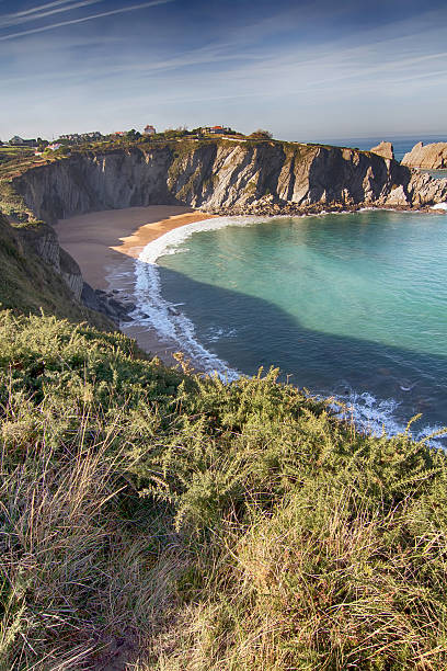 istock coastal landscape with blue sea and beautiful cliffs 494411433