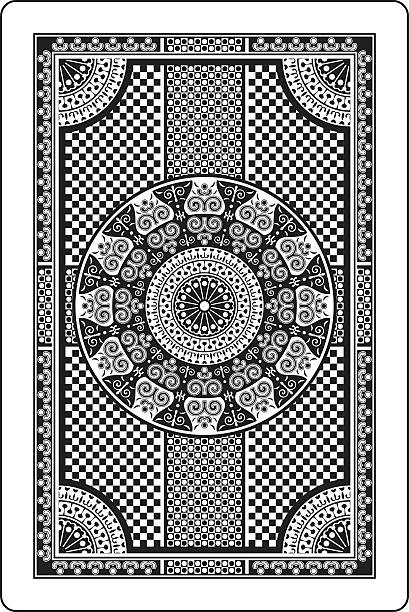 Card Outline Back 1,500+ Back Of Playing Card Stock Photos, Pictures & Royalty-Free ...